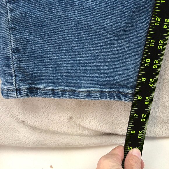 Wrangler Mens Jeans 34x30 Relaxed Fit Blue Denim Straight Leg Classic Casual - Picture 5 of 14